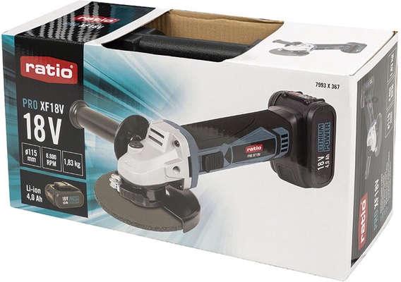 Amoladora Angular Share System Ratio Pro Xf18v